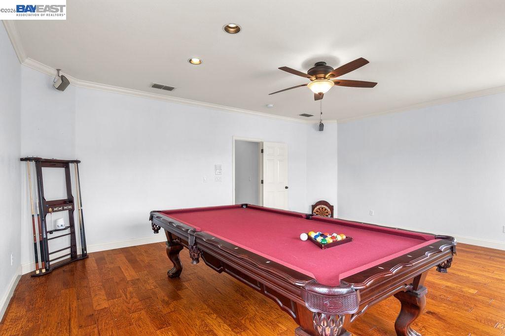3400 Fallen Oak Drive Modesto, CA 95355 - Photo 13 of 59 a room with pool table and wall paintings