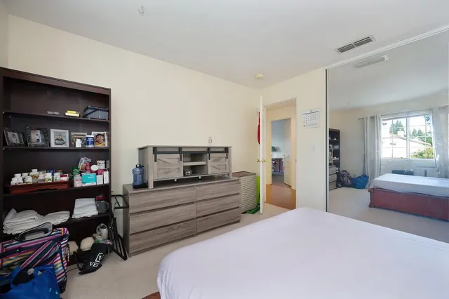 a view of outdoor space and swimming pool