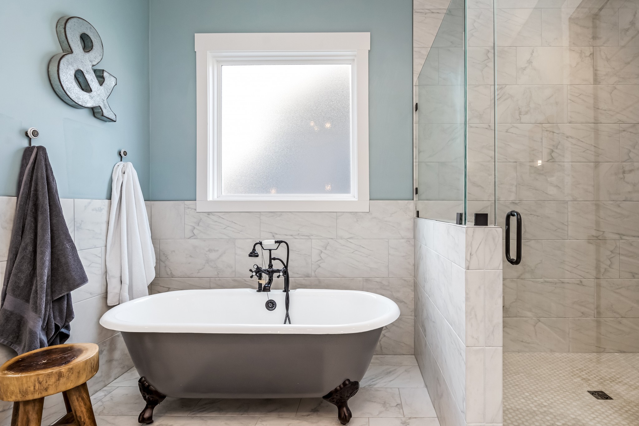 325 Circuit Road Franklin, TN 37064 - Photo 24 of 55 a bathroom with a sink a window and a shower