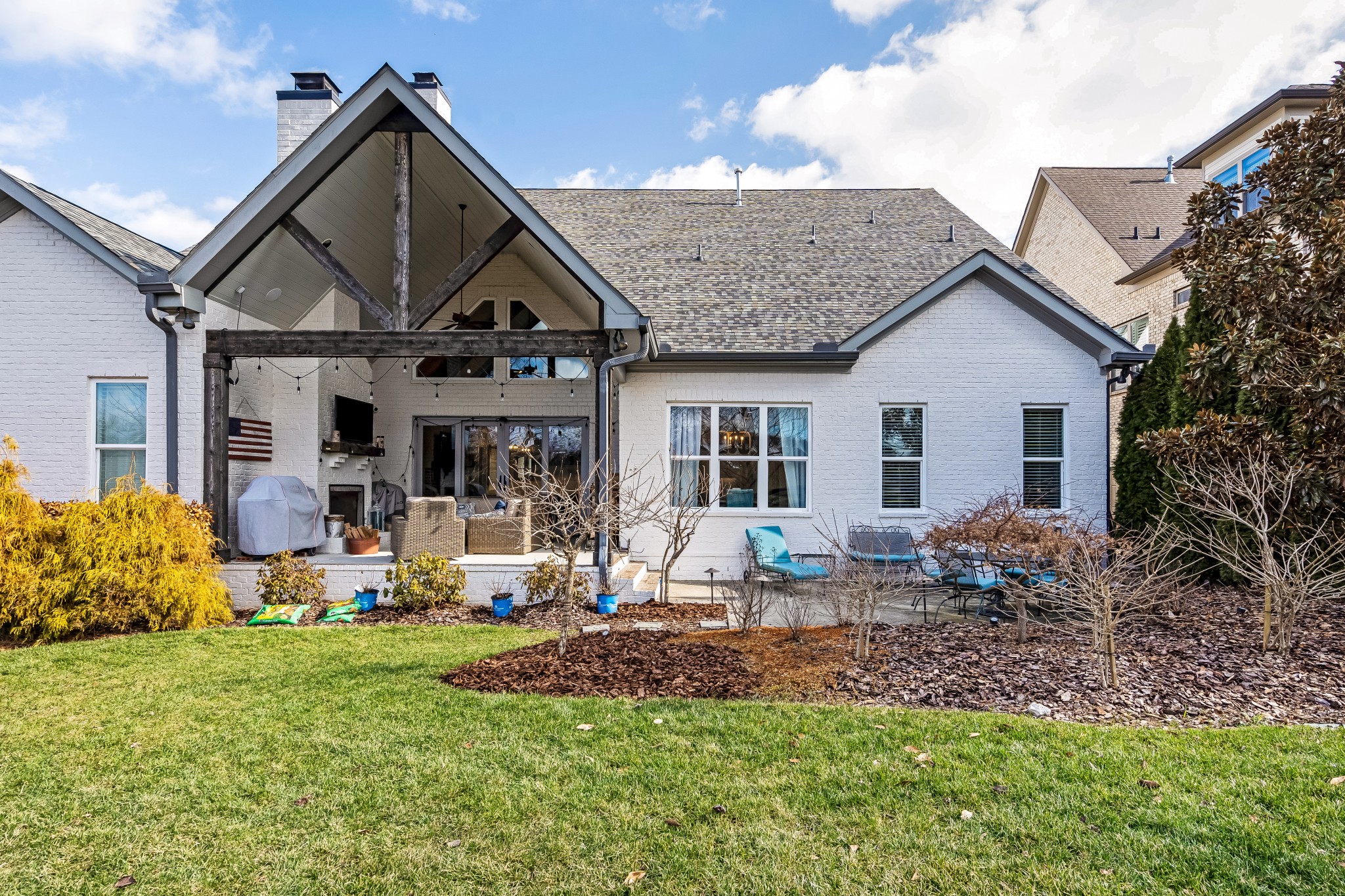 325 Circuit Road Franklin, TN 37064 - Photo 50 of 55 a front view of house with yard outdoor seating and green space