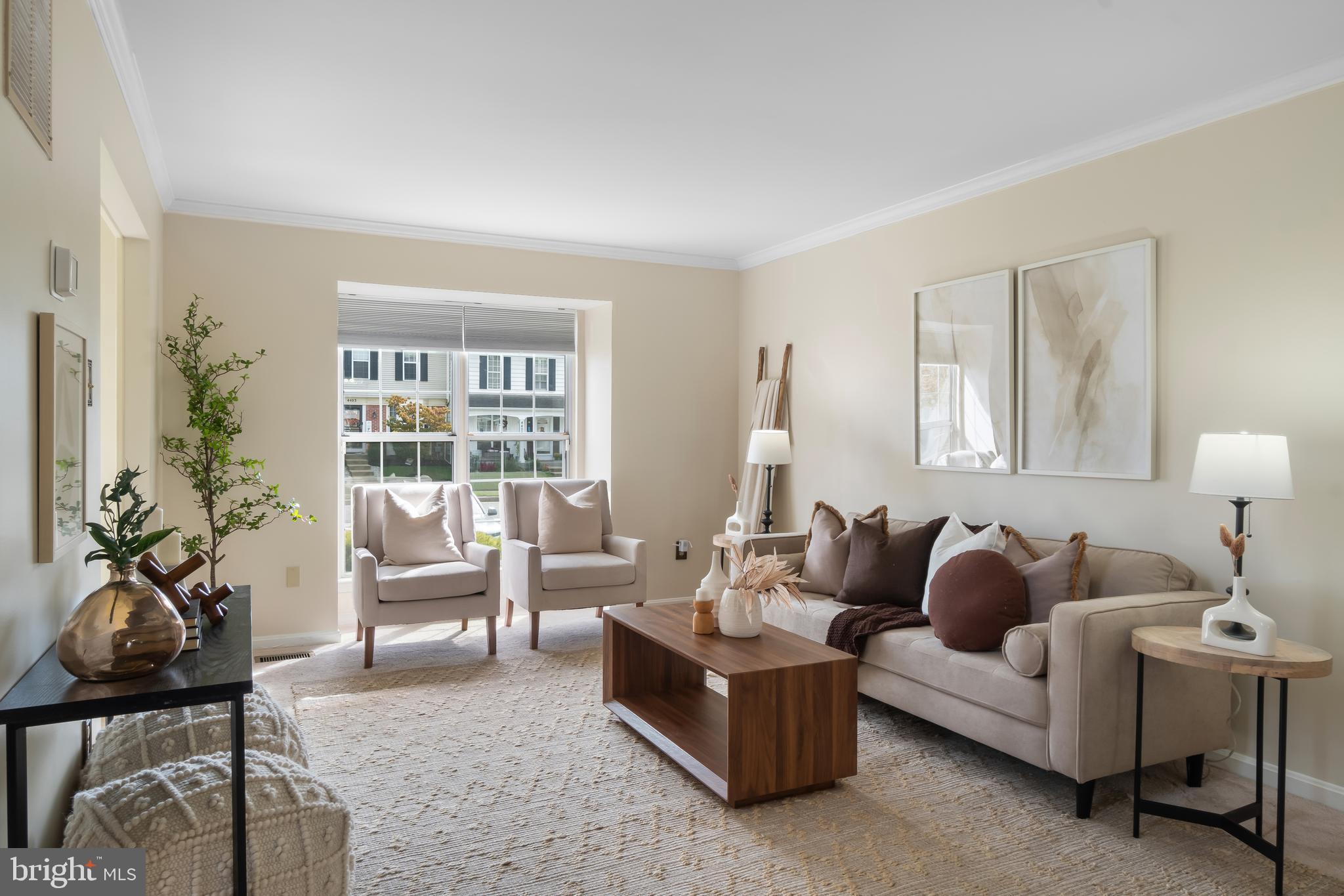 4402 Cole Farm Road Nottingham, MD 21236 - Photo 7 of 42 a living room with furniture and a large window