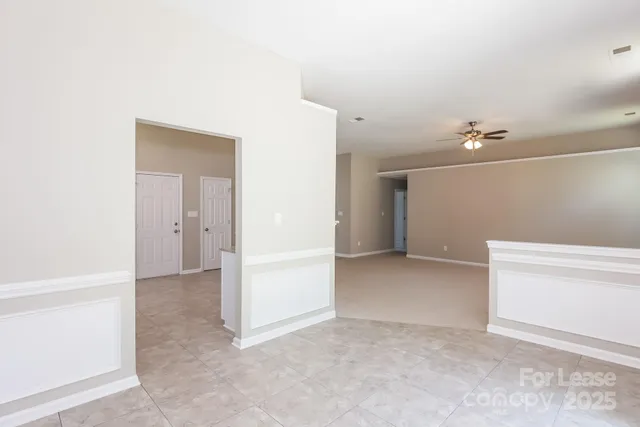 a view of an empty room