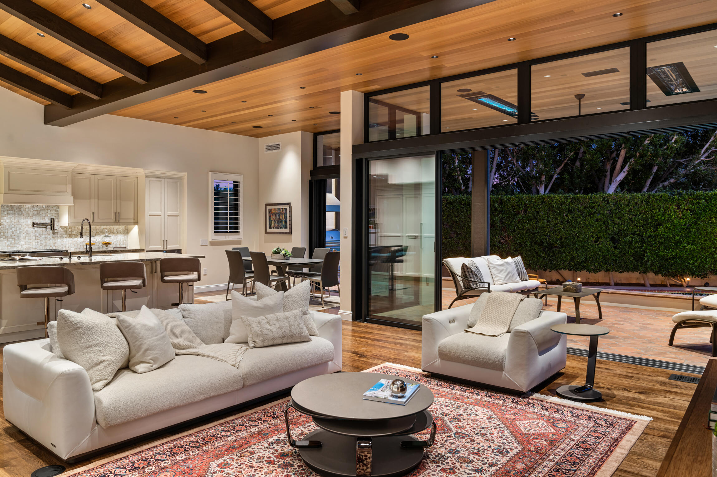 555 West Stevens Road Palm Springs, CA 92262 - Photo 35 of 95 a living room with furniture and a large window