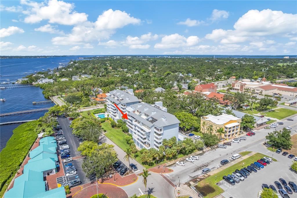 1000 Riverside Drive, Unit B504 Palmetto, FL 34221 - Photo 8 of 48 an aerial view of city and lake
