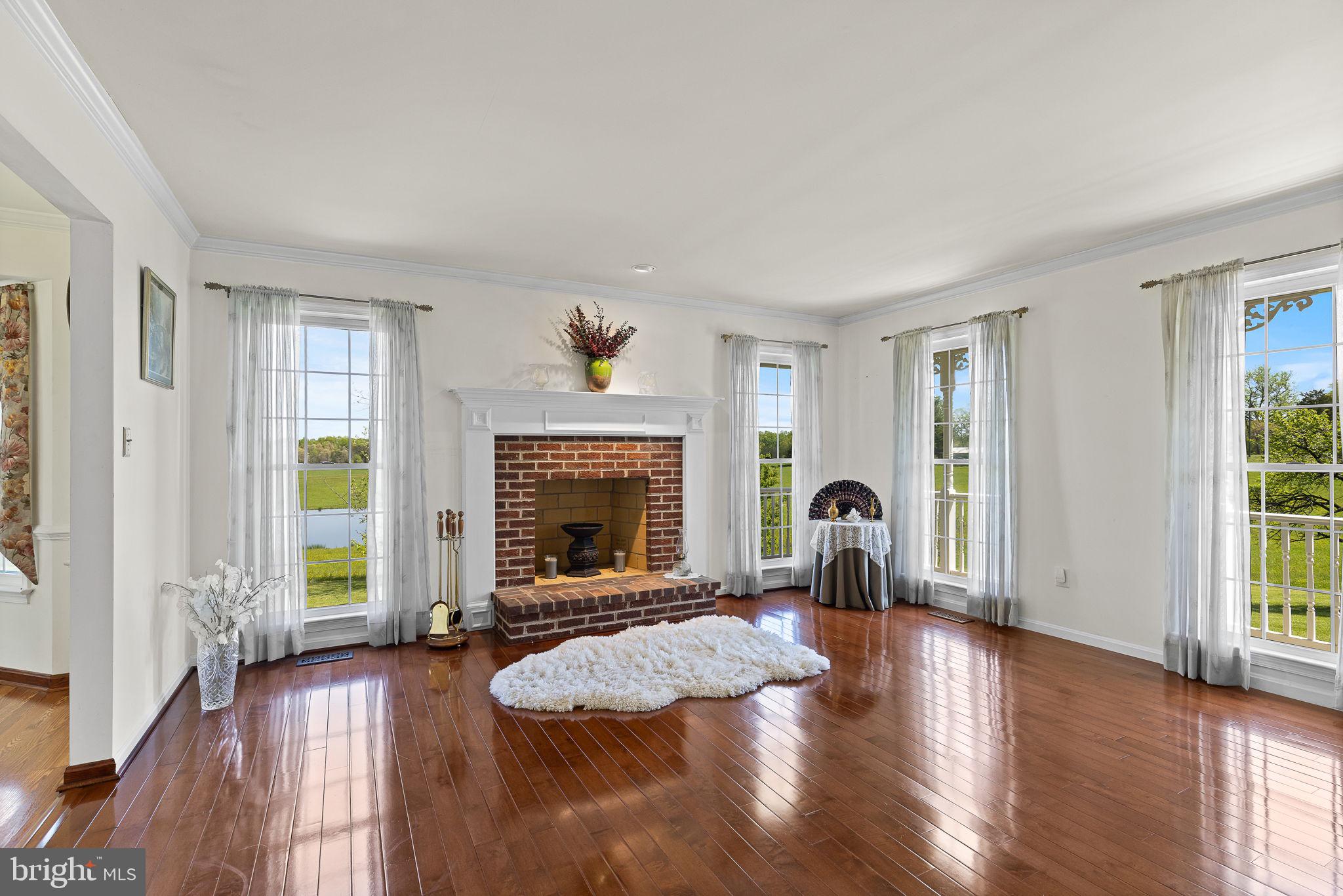 219 Kellogg Mill Road Fredericksburg, VA 22406 - Photo 11 of 47 Wood burning fireplace and ample natural light