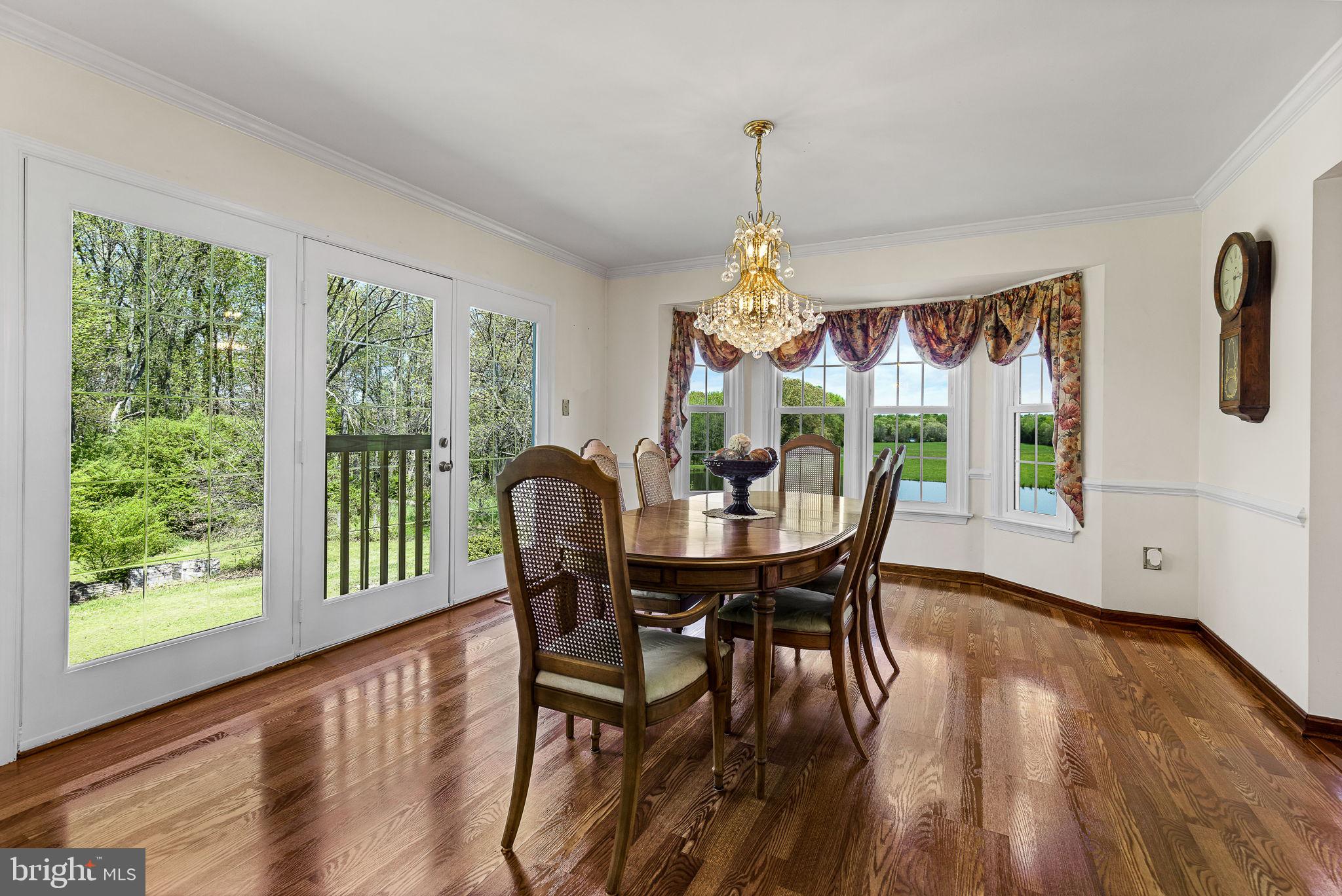 219 Kellogg Mill Road Fredericksburg, VA 22406 - Photo 13 of 47 Formal dining room with bay window & amazing views