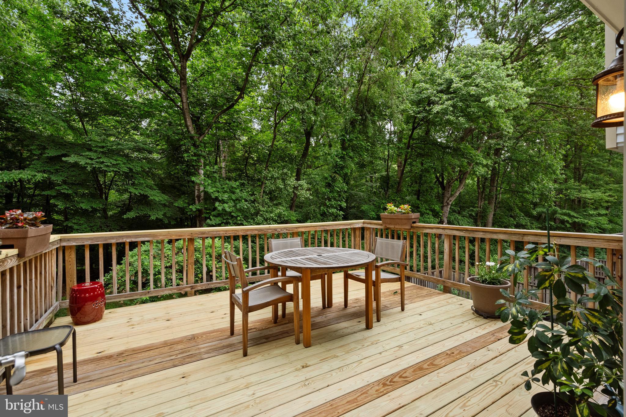 2303 Middle Creek Lane Reston, VA 20191 - Photo 13 of 48 Private Deck off Kitchen and Dining Room