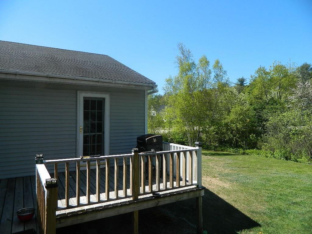 402 High Street Paris, ME 04281 - Photo 17 of 22 Great back deck, door leads to the...