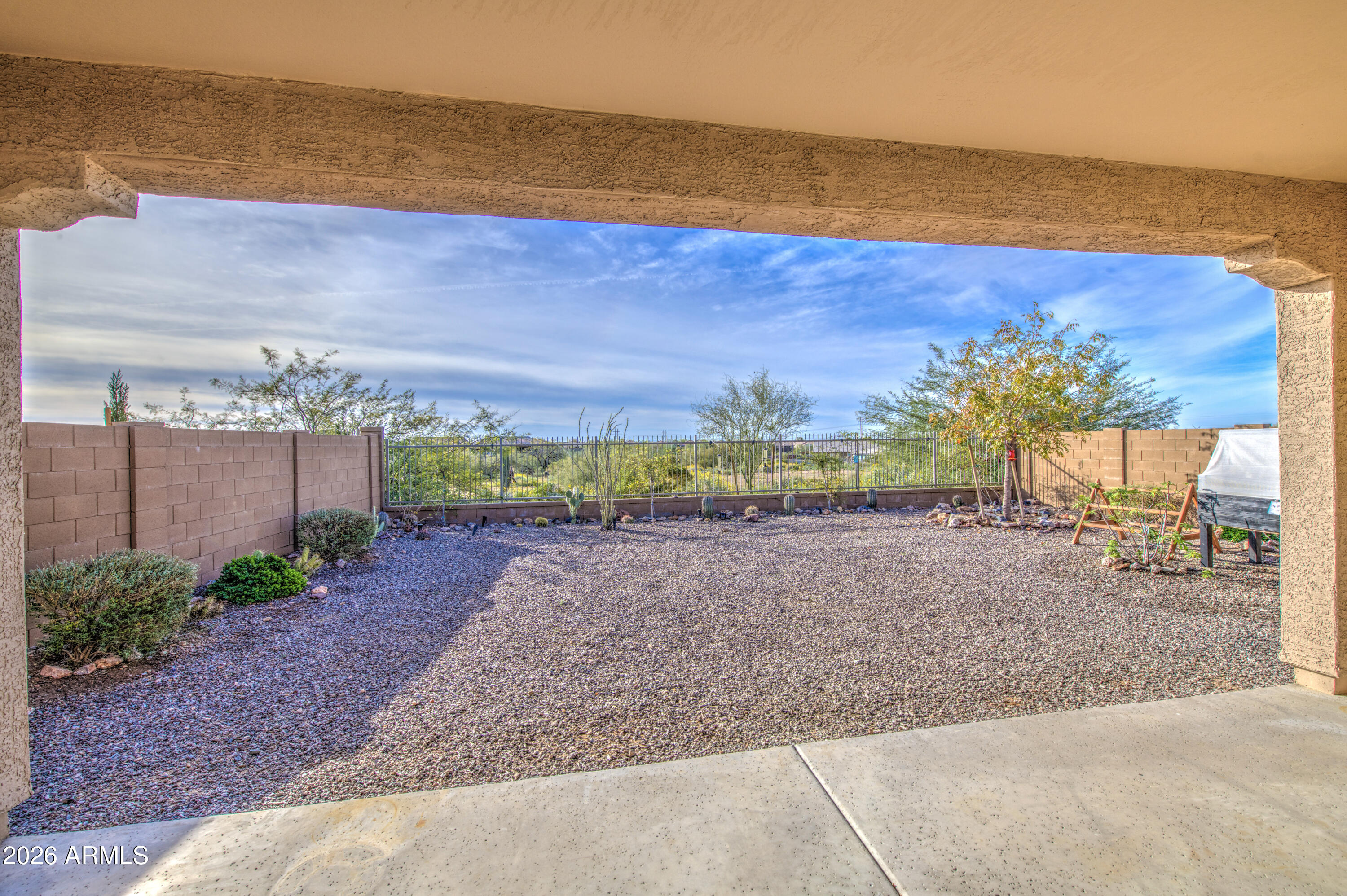 12409 East Soloman Road Gold Canyon, AZ 85118 - Photo 41 of 47 a view of a backyard