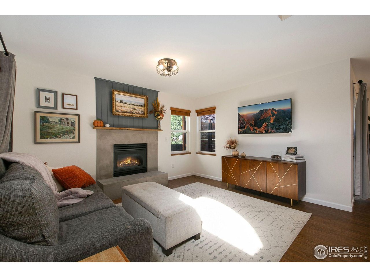 1138 Argento Drive Fort Collins, CO 80521 - Photo 4 of 25 a living room with furniture and a fireplace