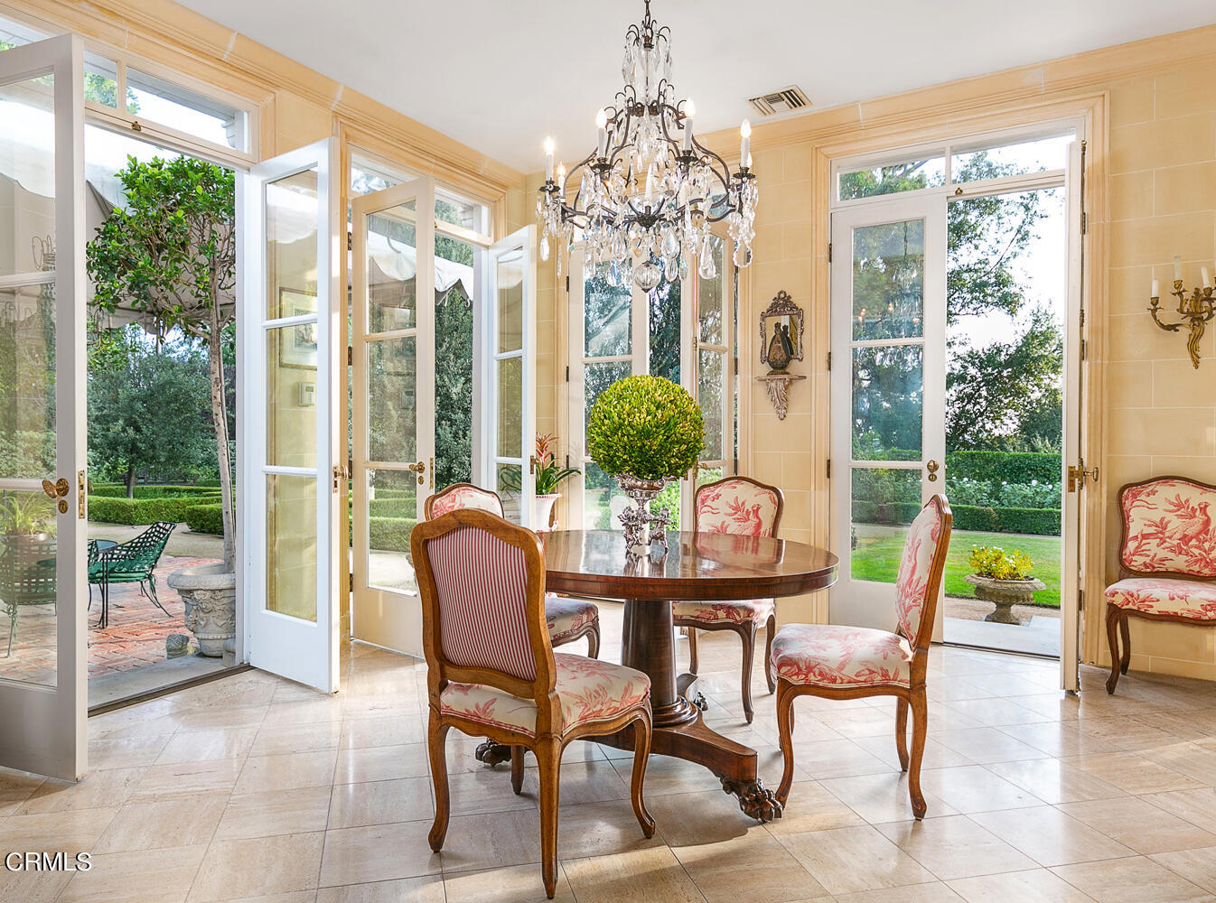 3 Oak Knoll Terrace Pasadena, CA 91106 - Photo 15 of 46 a dining room with furniture a chandelier and pool table