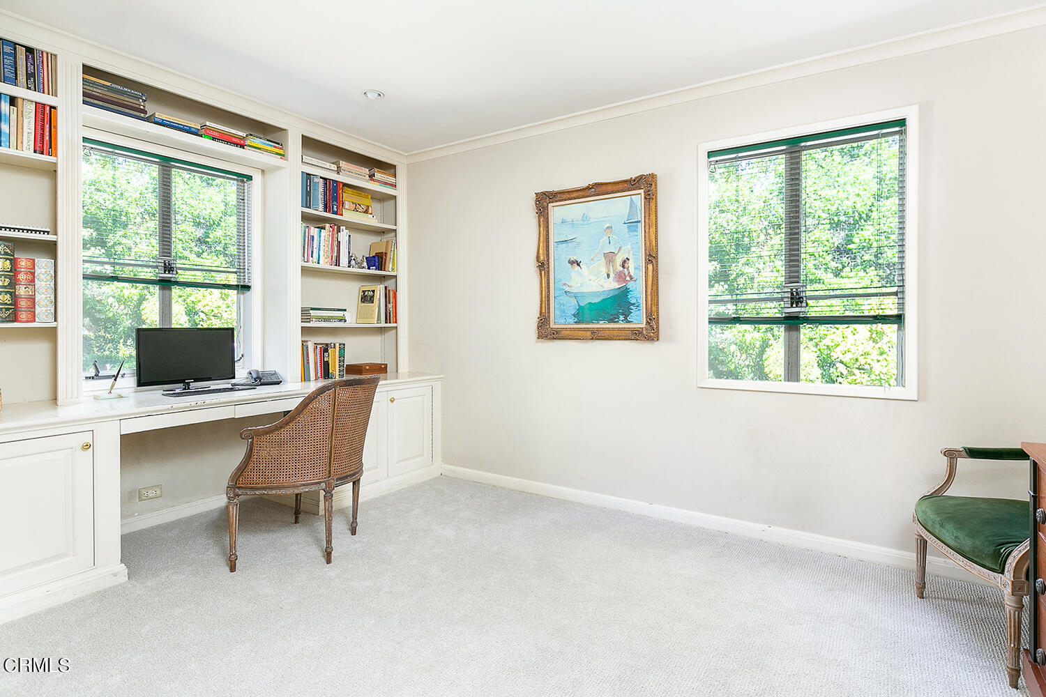 3 Oak Knoll Terrace Pasadena, CA 91106 - Photo 34 of 46 a view of a workspace with furniture and a window