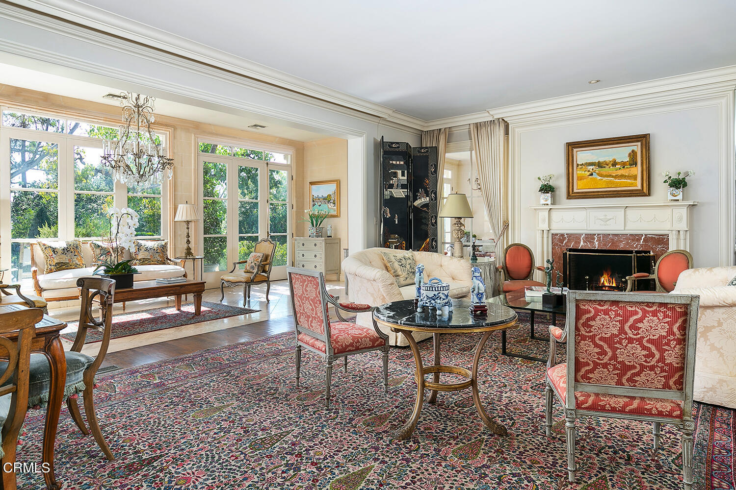 3 Oak Knoll Terrace Pasadena, CA 91106 - Photo 6 of 46 a outdoor living space with furniture and a fireplace