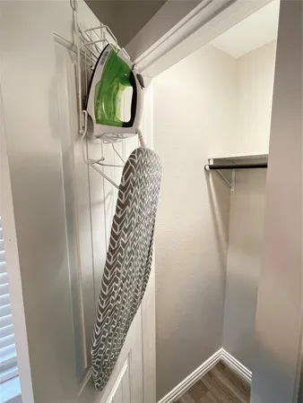 a bathroom with a window