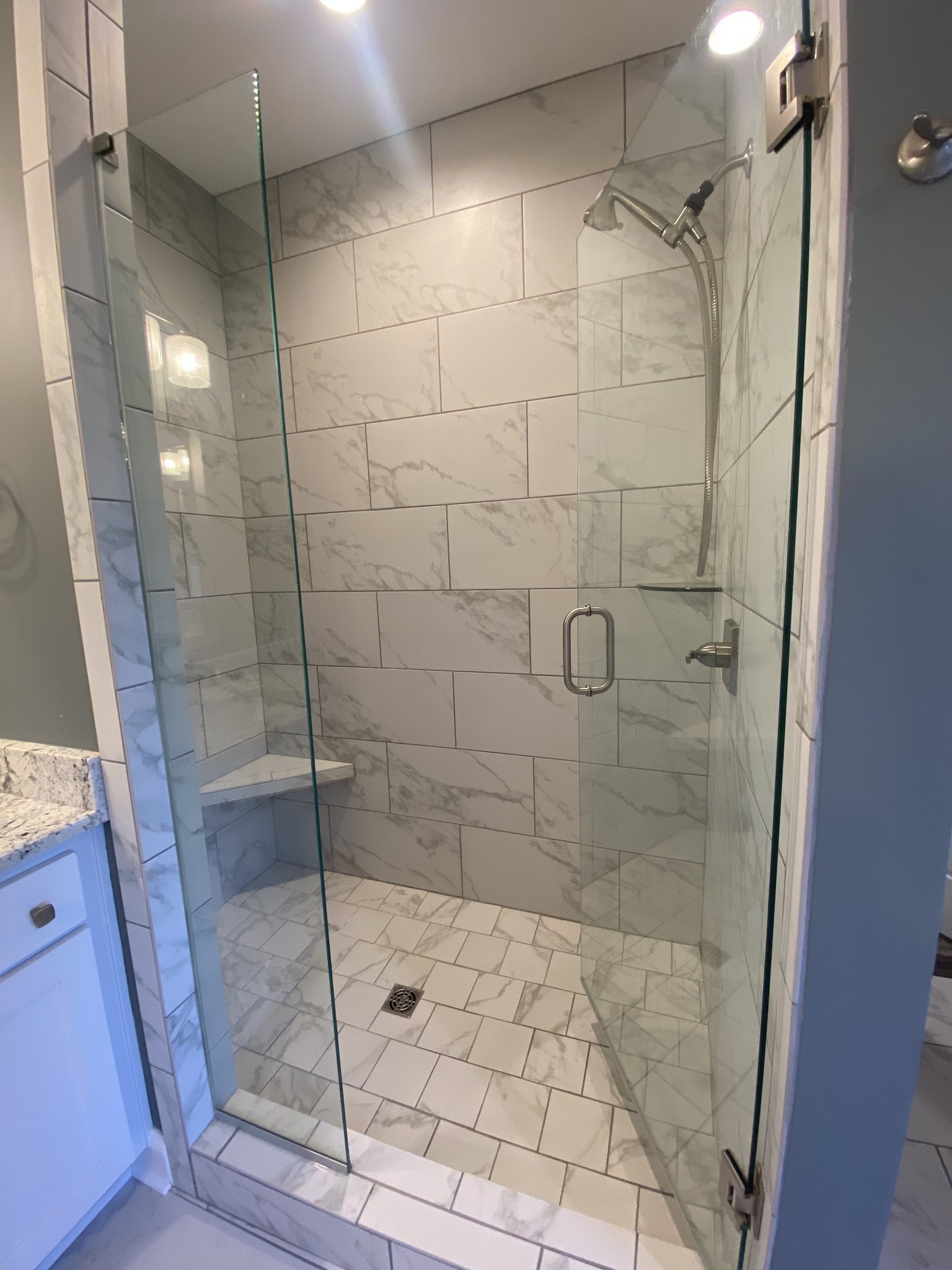 557 Dexter Drive Clarksville, TN 37043 - Photo 19 of 30 a bathroom with a shower and toilet