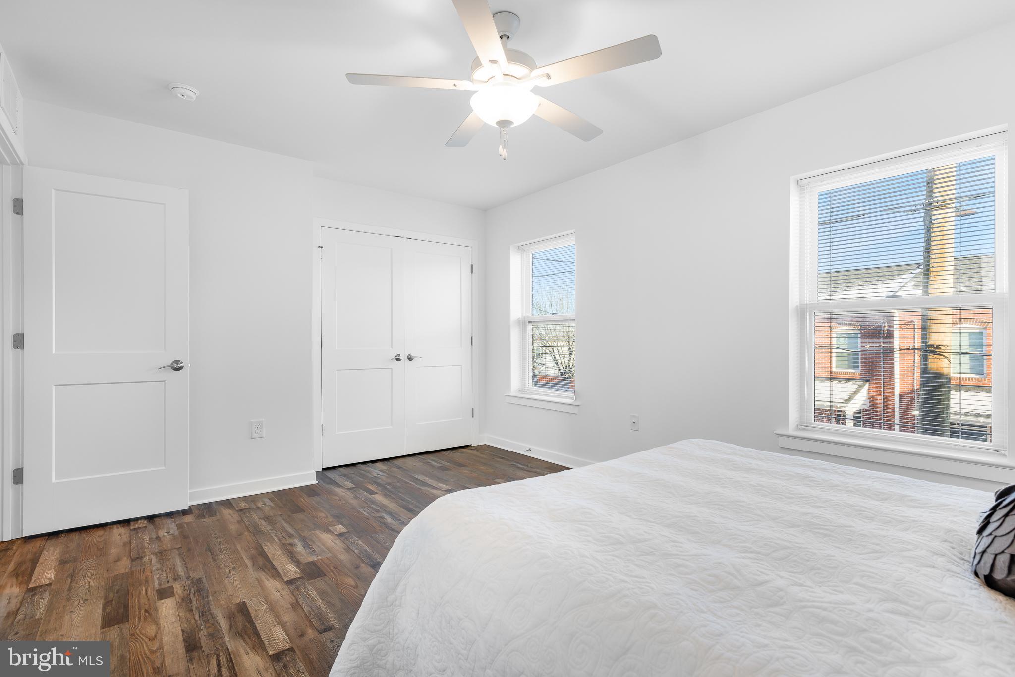 836 Bennett Street Wilmington, DE 19801 - Photo 42 of 66 a bedroom with a bed and a window