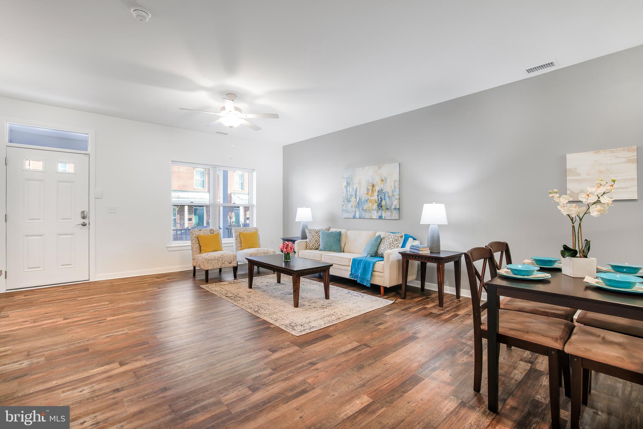 836 Bennett Street Wilmington, DE 19801 - Photo 51 of 66 a living room with furniture and wooden floor