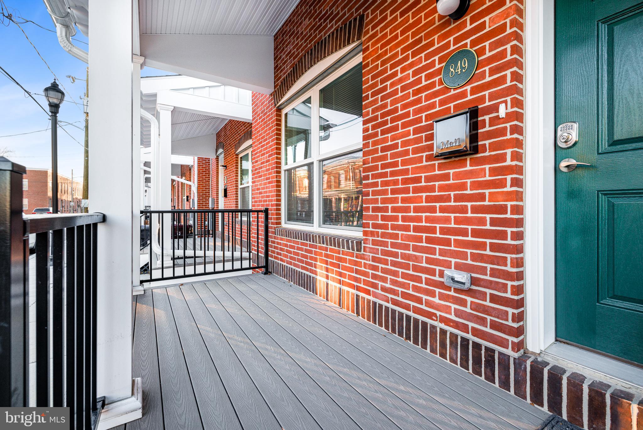 836 Bennett Street Wilmington, DE 19801 - Photo 62 of 66 a view of a brick building from a balcony