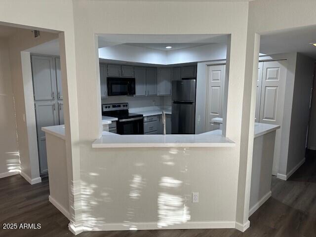1331 West Baseline Road, Unit 241 Mesa, AZ 85202 - Photo 1 of 11 a view of a kitchen from the hallway