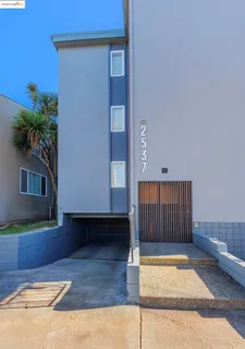 a view of front door of house