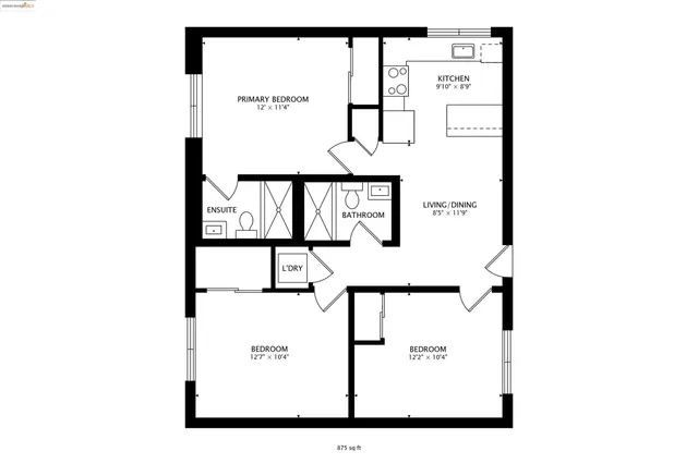 a picture of a bench in front of a door