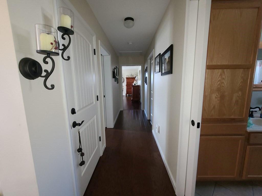 1101 Tin Town Road Sligo, PA 16255 - Photo 20 of 41 a view of a hallway with wooden floor and stairs