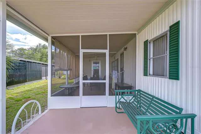 a room with stairs and windows