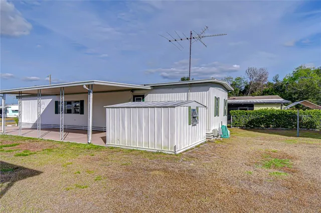 a house view with a garden space