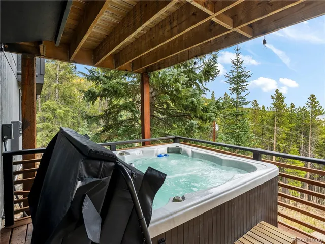 a view of a two chair in the balcony