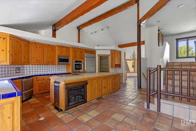 a view of a city from a terrace