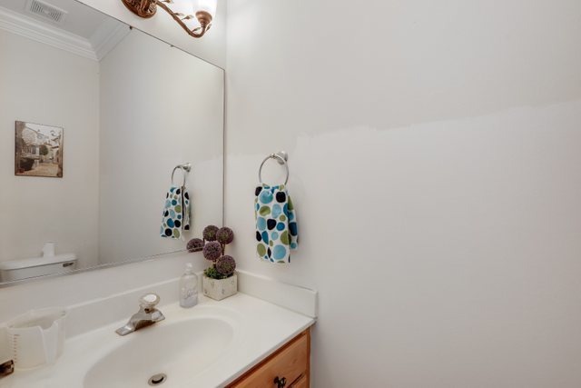 1350 Hunters Ridge West Hoffman Estates, IL 60192 - Photo 17 of 41 a bathroom with a sink and a mirror