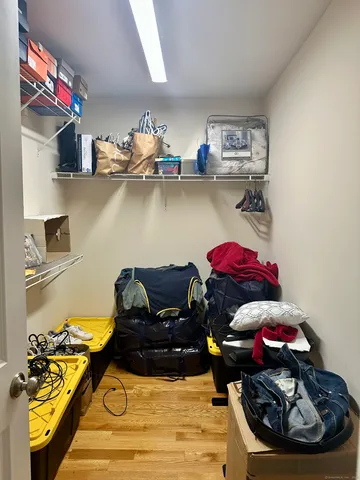 a room with storage and utility