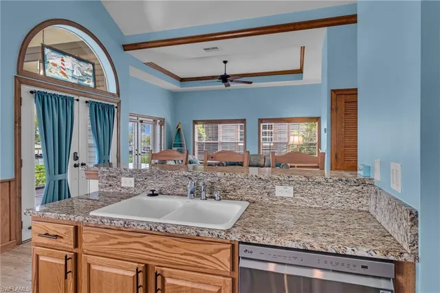 a view of a living room