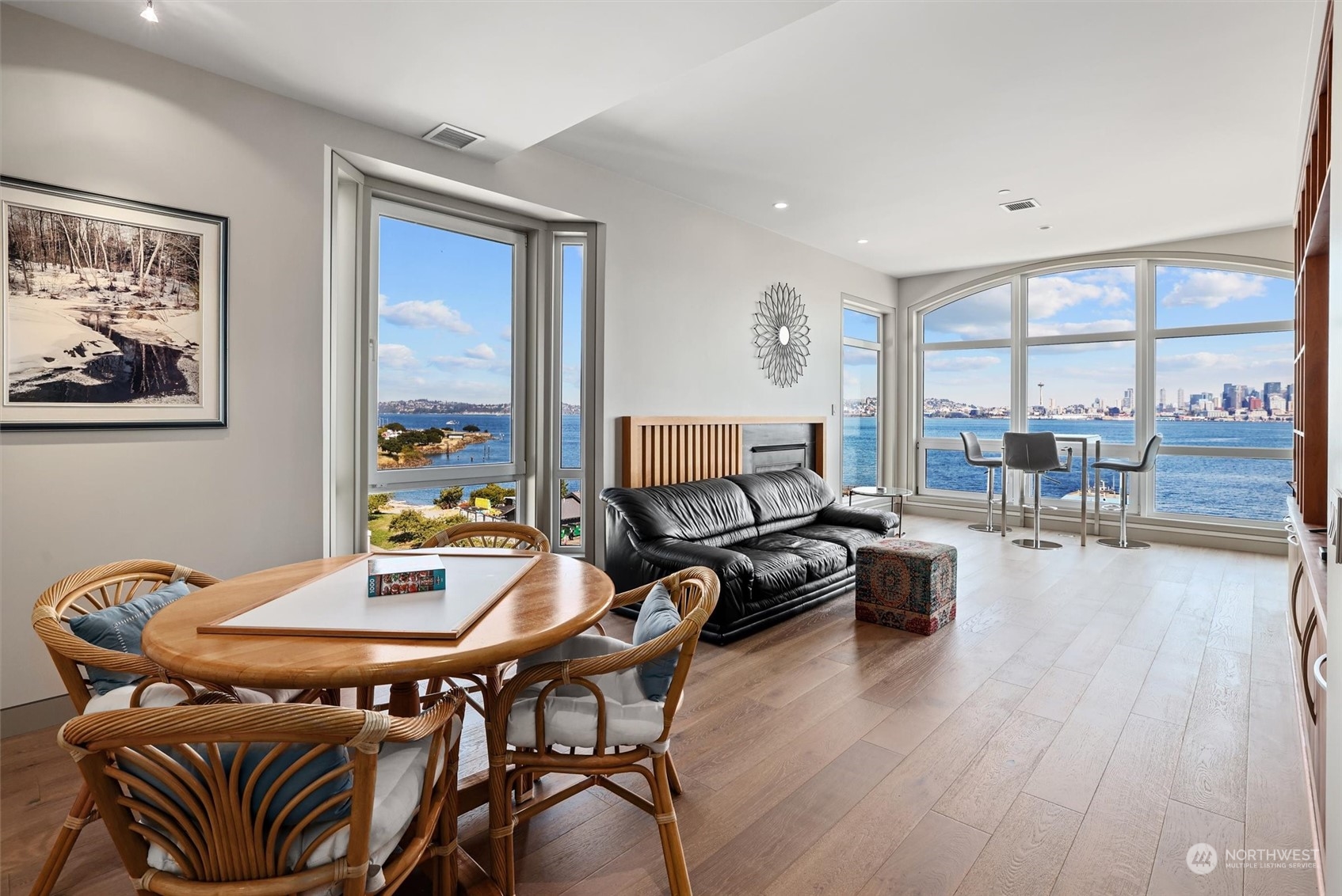 1661 Harbor Avenue Southwest, Unit 600 Seattle, WA 98126 - Photo 20 of 40 a living room with furniture and a large window