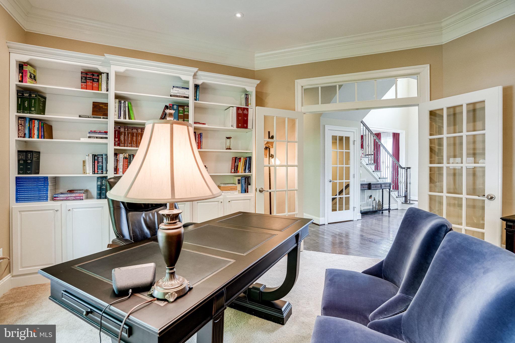 7561 Glen Pointe Court Springfield, VA 22153 - Photo 38 of 67 Oversized Office w/French Glass Doors