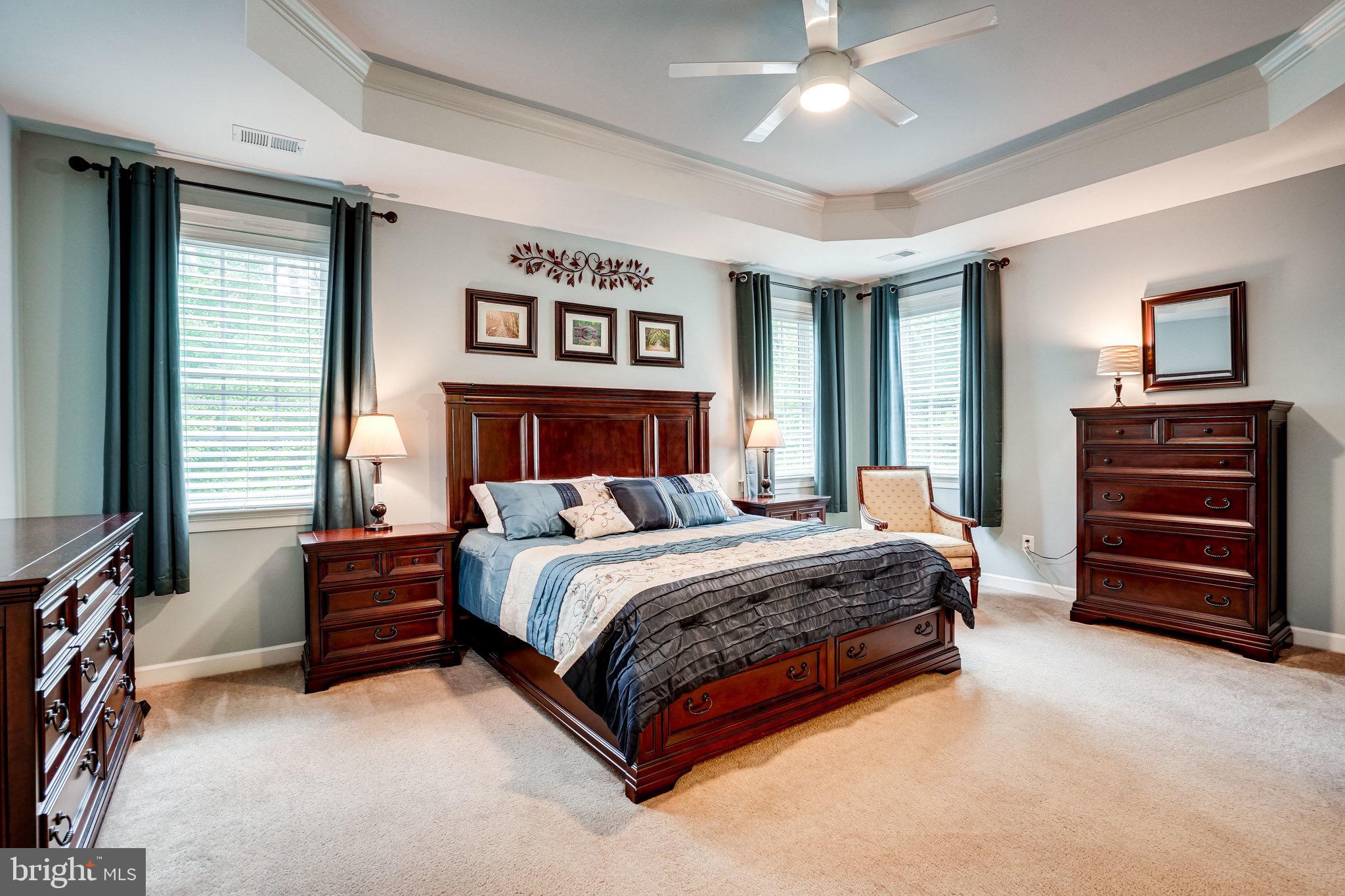 7561 Glen Pointe Court Springfield, VA 22153 - Photo 41 of 67 Elegant Tray Ceiling w/Fan