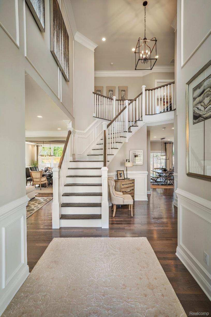 Dramatic two-story foyer