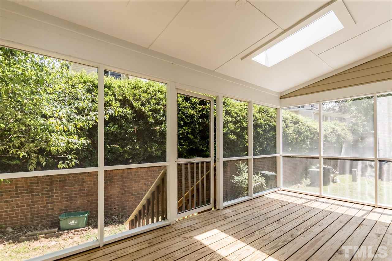 2830 Sterling Park Drive Raleigh, NC 27603 - Photo 22 of 23 LARGE SCREENED IN PORCH THAT IS FRESHLY PAINTED-PERFECT FOR ENJOYING AN AFTERNOON OUTSIDE!