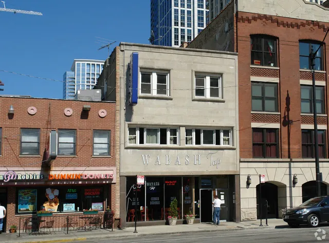 a front view of an apartment building