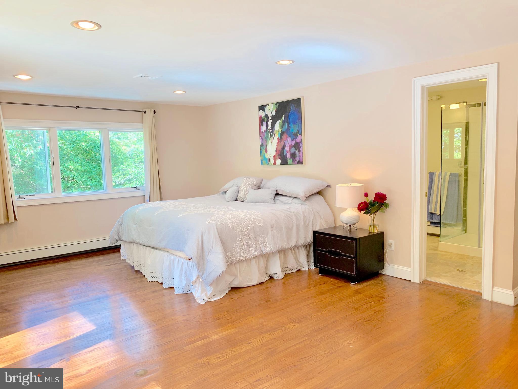 74 Marion Road East Princeton, NJ 08540 - Photo 20 of 32 a bedroom with a large bed and a window