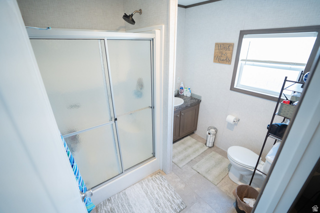 2491 Highway 89, Unit 111 Pleasant View, UT 84404 - Photo 10 of 20 Bathroom featuring a shower stall and vanity
