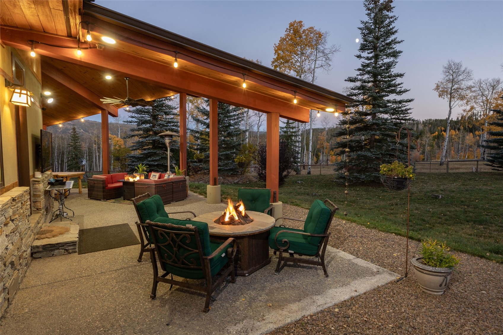 32350 Los Ranchos Road Oak Creek, CO 80467 - Photo 15 of 50 a outdoor living space with furniture and garden view