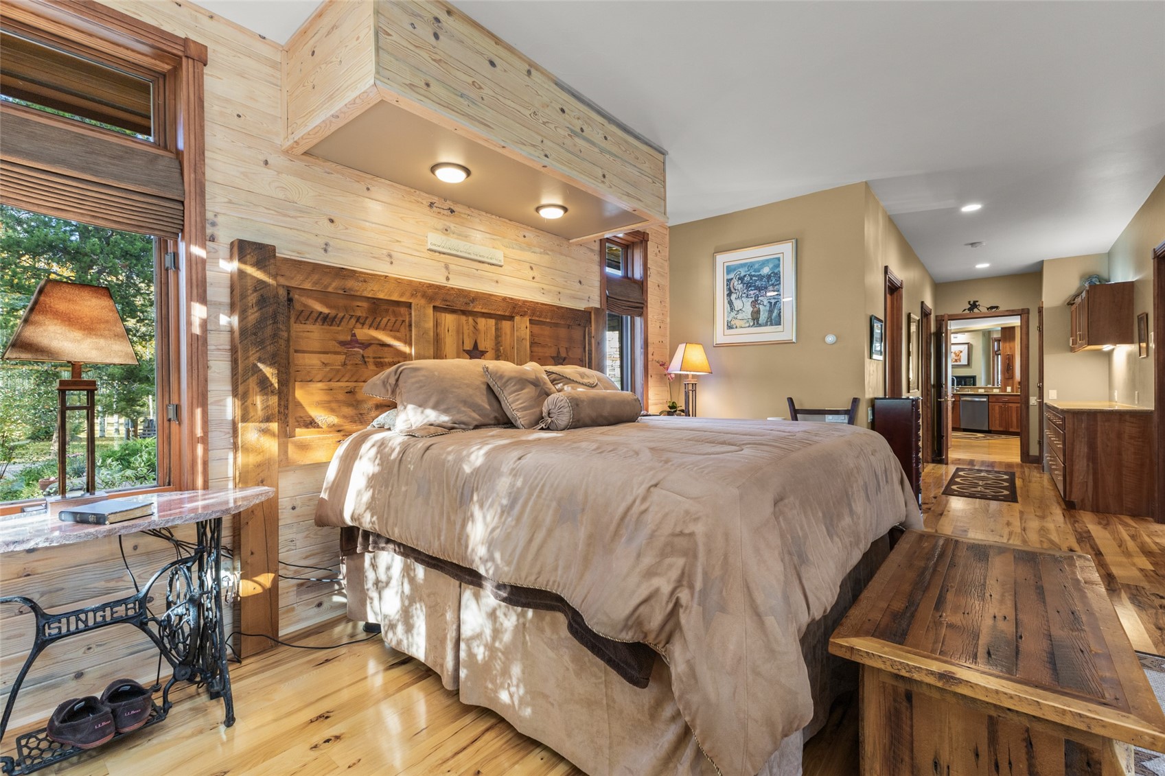 32350 Los Ranchos Road Oak Creek, CO 80467 - Photo 24 of 50 a bed sitting in a bedroom next to a window