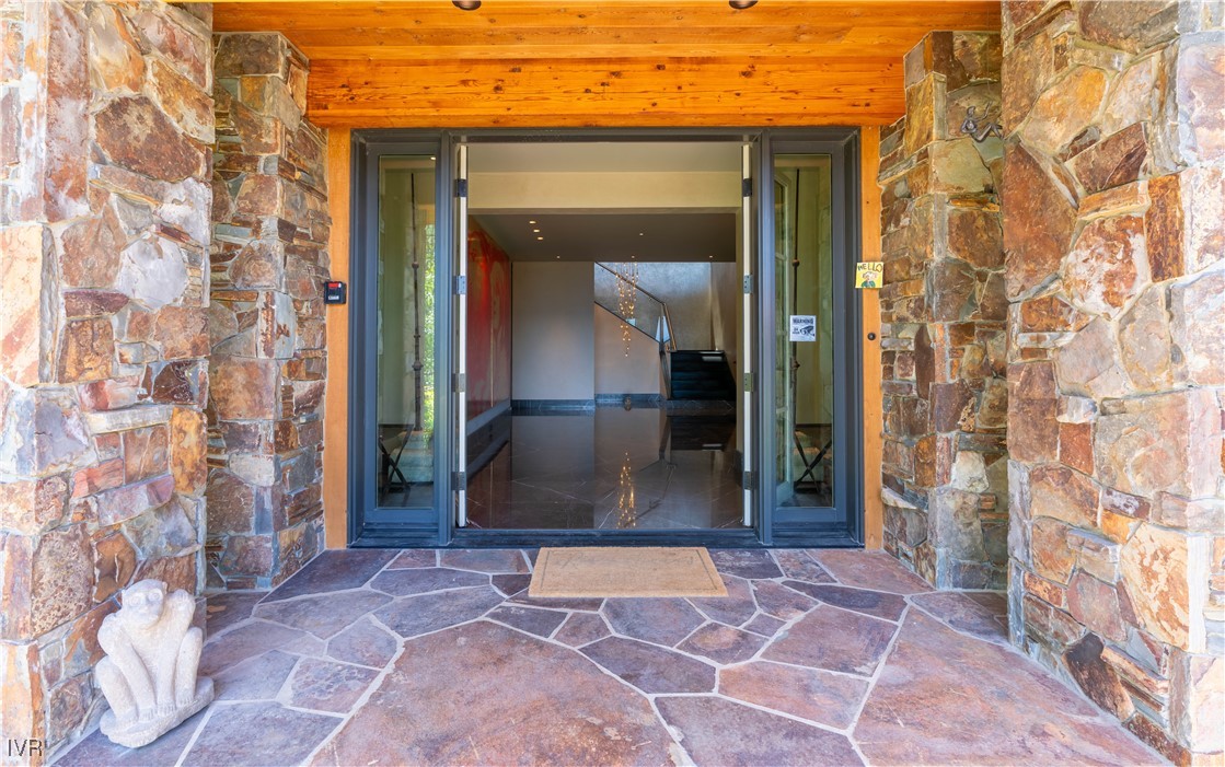 475 Tuscarora Road Crystal Bay, NV 89402 - Photo 16 of 49 front view of a brick house with a glass door