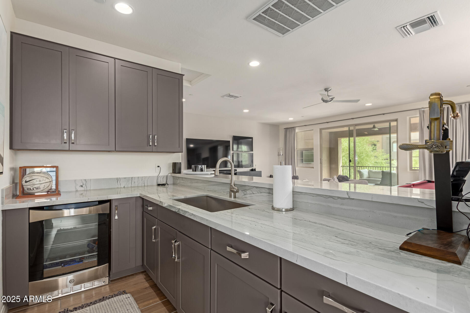 22943 North 73rd Way Scottsdale, AZ 85255 - Photo 35 of 49 a kitchen with sink cabinets and outdoor view