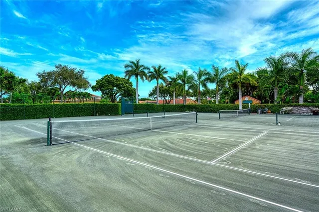 a view of a tennis court