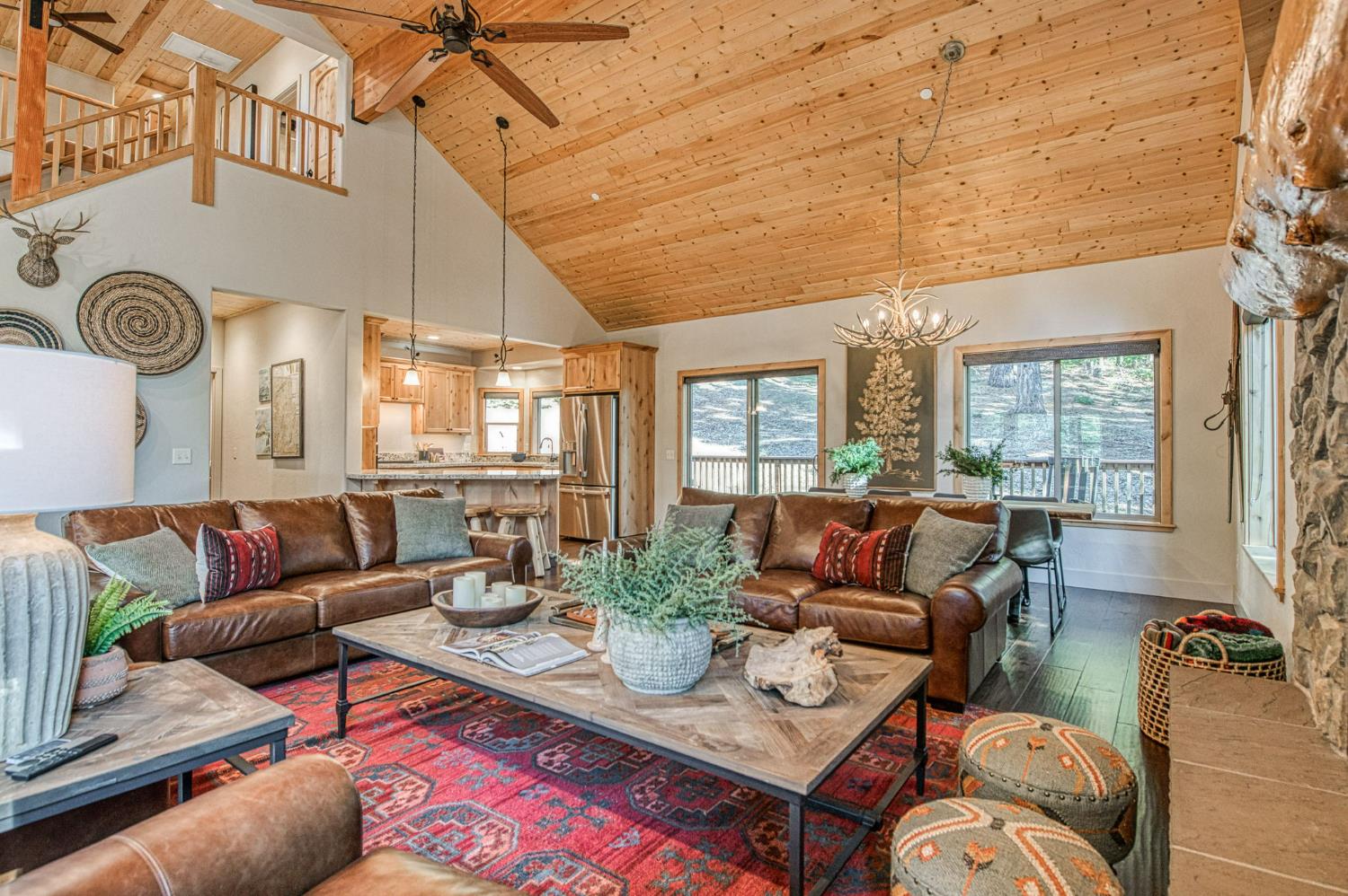 41876 Timber View Lane Shaver Lake, CA 93664 - Photo 26 of 85 a living room with furniture and wooden floor