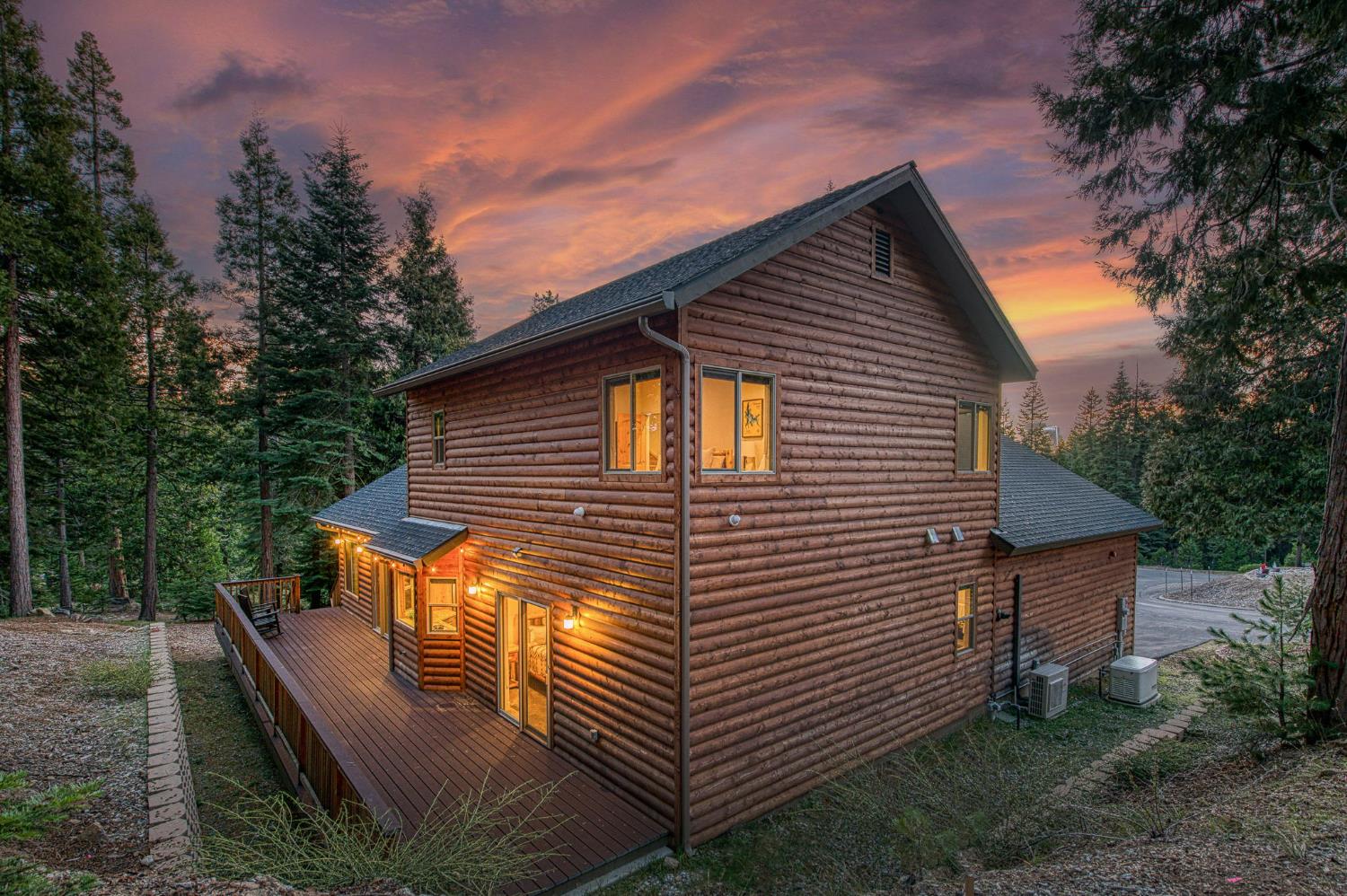41876 Timber View Lane Shaver Lake, CA 93664 - Photo 81 of 85 a view of house with backyard and sitting area