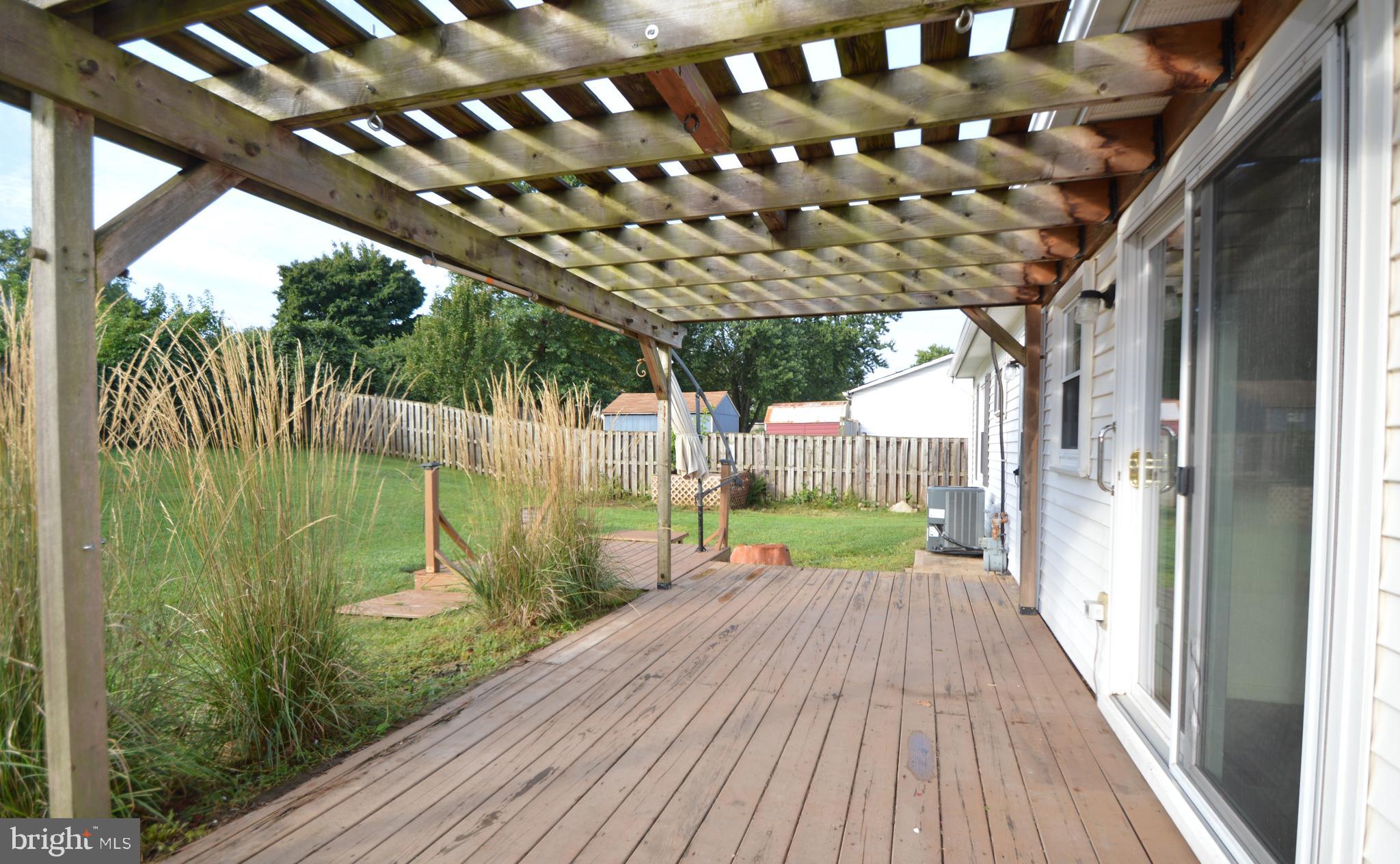 607 West Beech Road Sterling, VA 20164 - Photo 19 of 24 Rear Porch with Pergola!