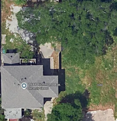 aerial view of a house